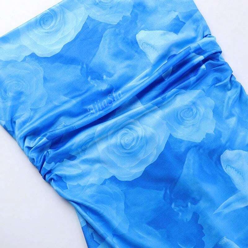 Aqua-colour – Maxi Dress