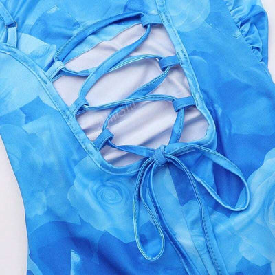 Aqua-colour – Maxi Dress