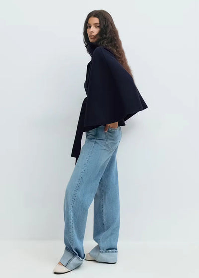 Elsie – Belt Cape Jacket
