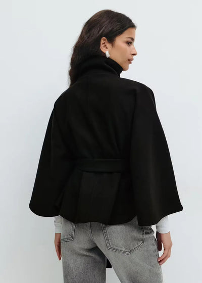 Elsie – Belt Cape Jacket