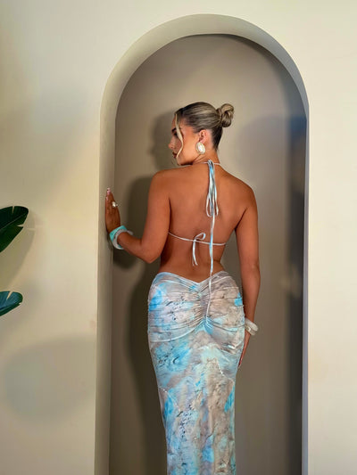 The Crystal – Cut Out Maxi Dress