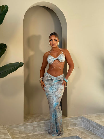 The Crystal – Cut Out Maxi Dress