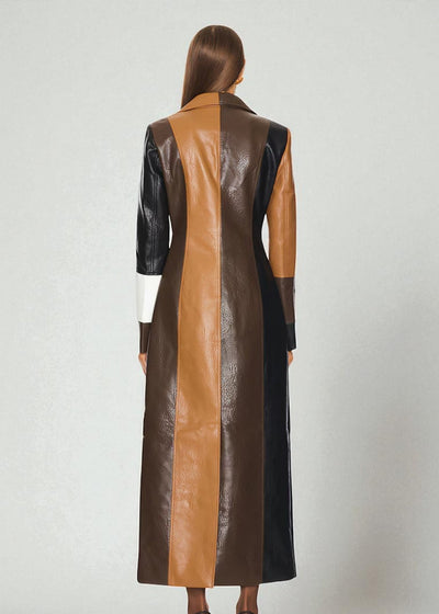 The Valeria Leather Coat