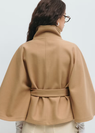 Elsie – Belt Cape Jacket