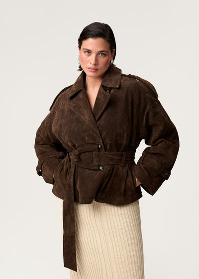 SIENNA | The Chic & Structured Cropped Trench