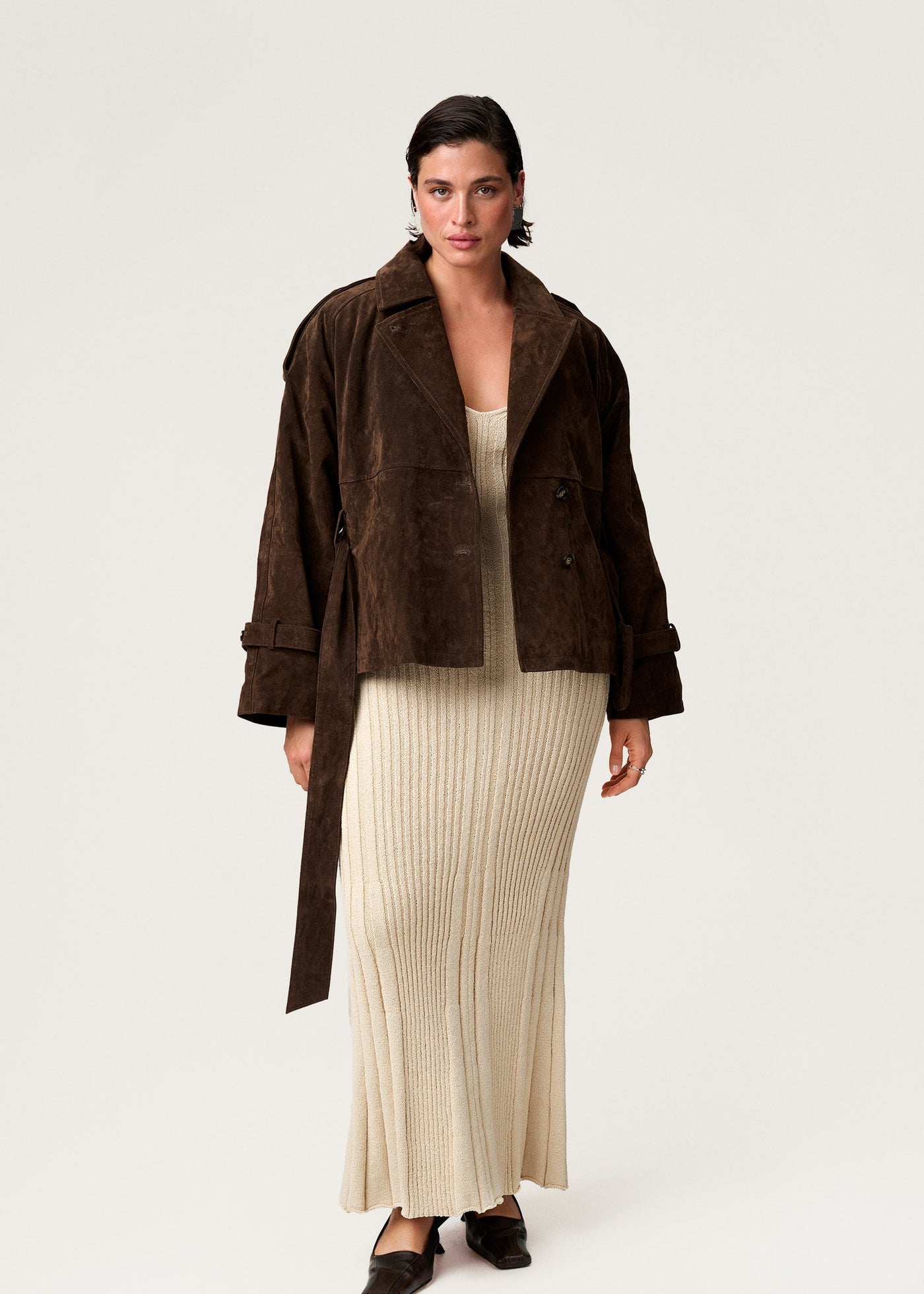 SIENNA | The Chic & Structured Cropped Trench