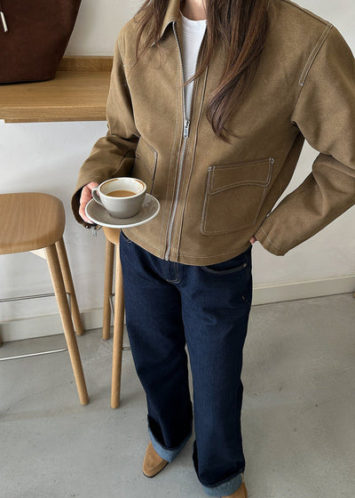 The Vellara Suede Jacket