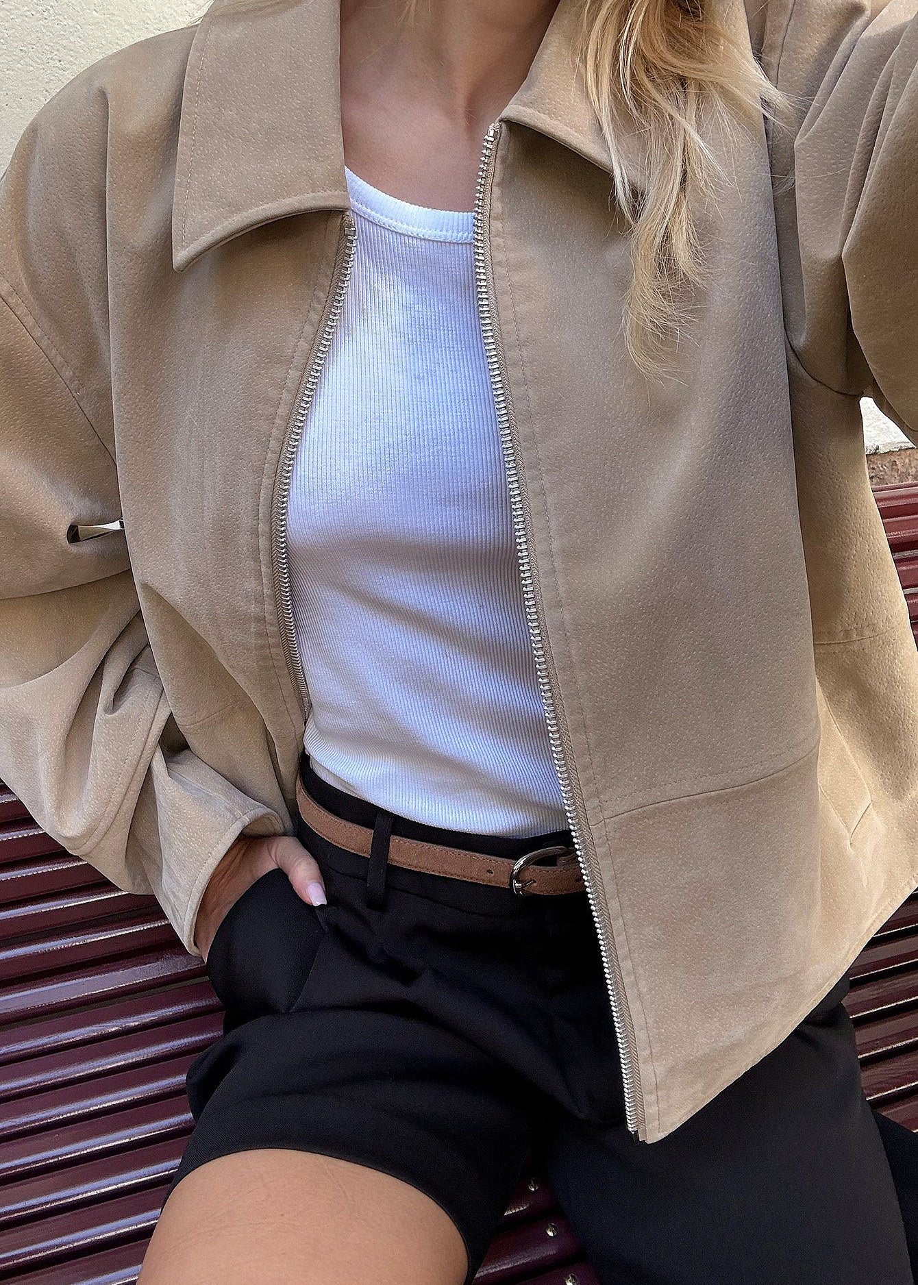 The Sorelle Suede Jacket