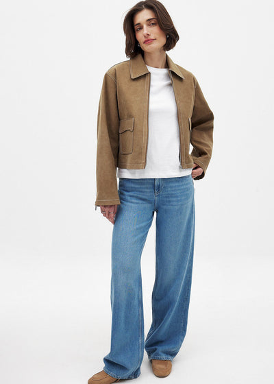 The Vellara Suede Jacket
