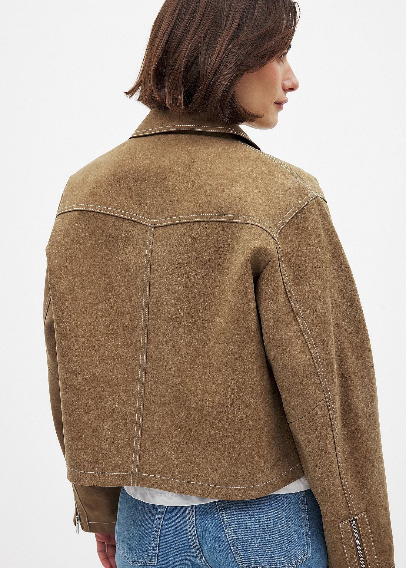 The Vellara Suede Jacket