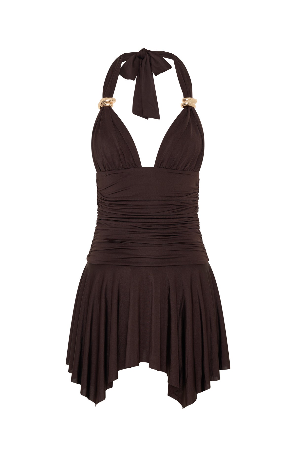 Use Somebody Mini Dress – Chocolate